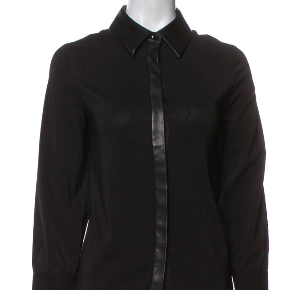 Alice and Olivia Long sleeve button down blouse